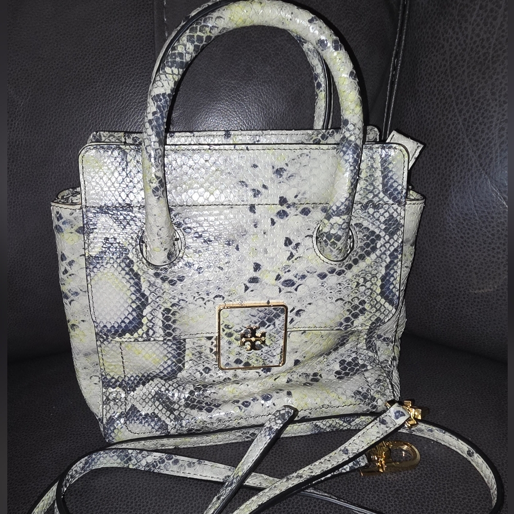 Tory Burch Snakeskin Patterned Handbag